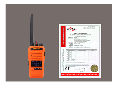  Yanton T-380PMR Bluetooth Certificado CE do Radio Get