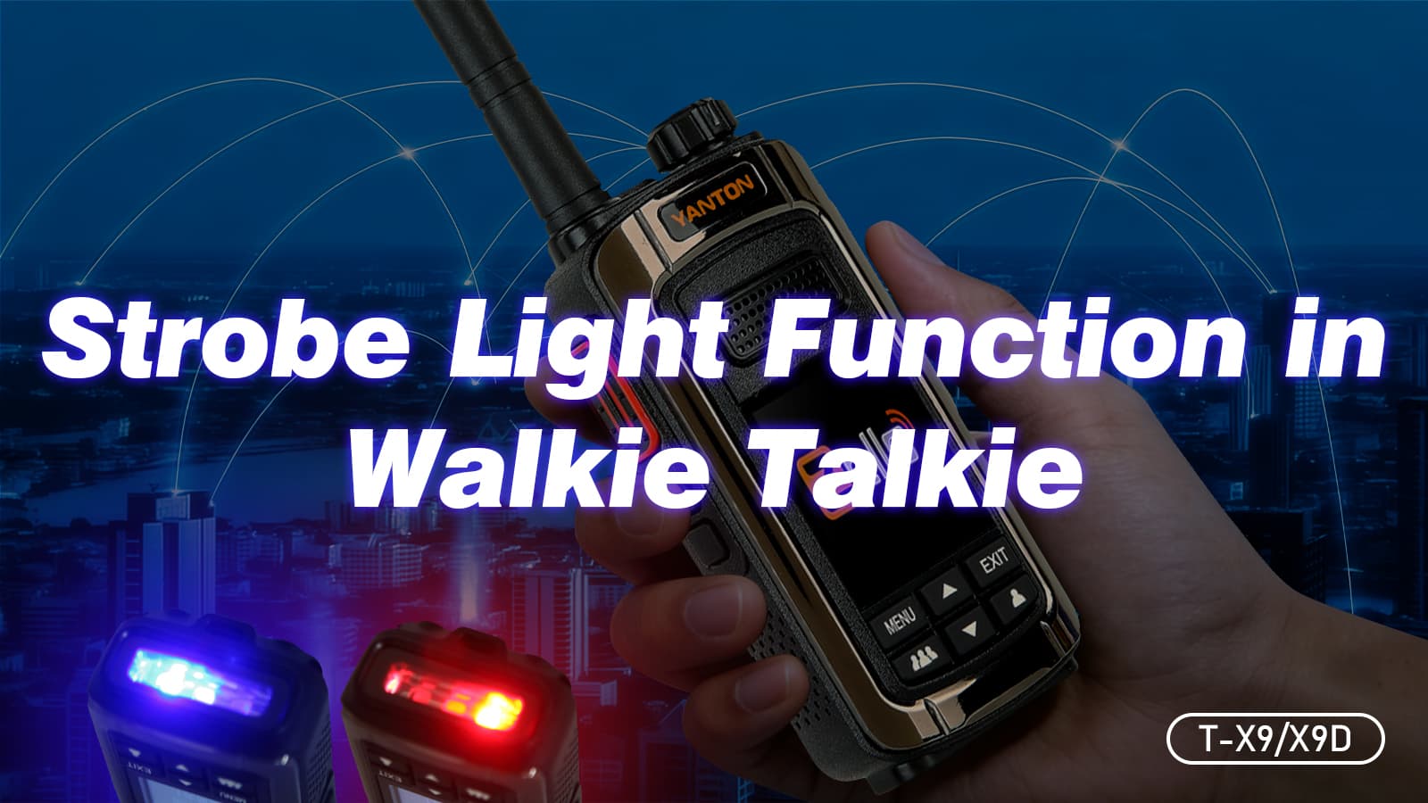 Strobe Light Function in Walkie Talkie